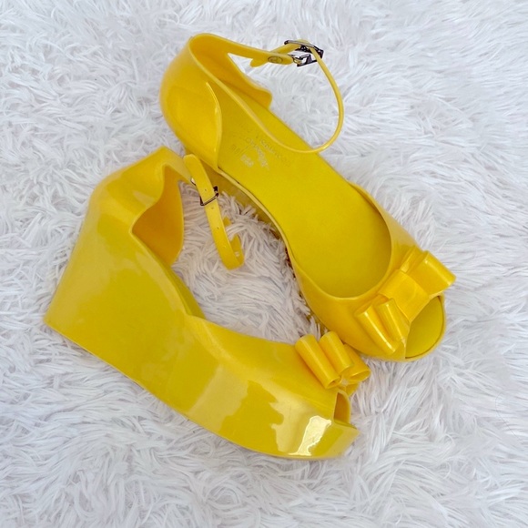 Vivienne Westwood Shoes Vivienne Westwood Yellow Jelly Platform